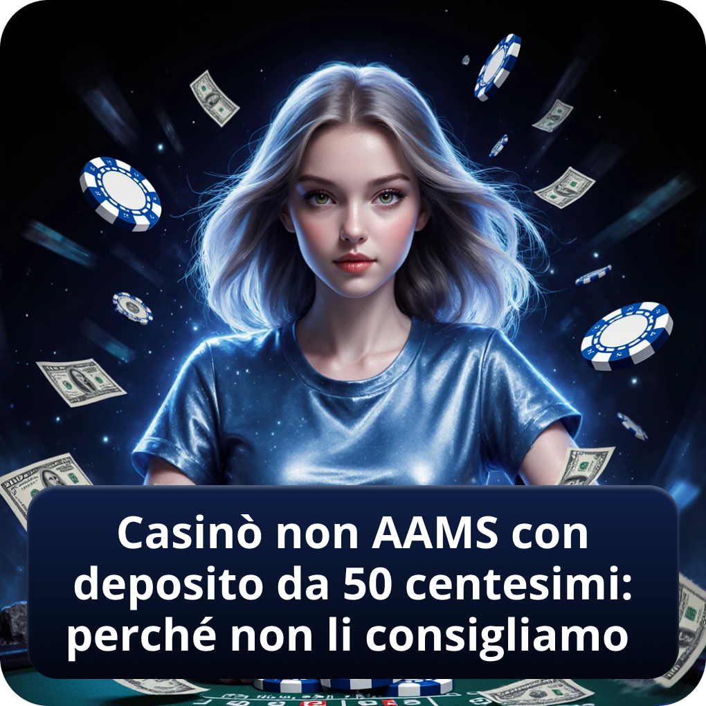 Casinò non AAMS con deposito da 50 centesimi: perché non li consigliamo