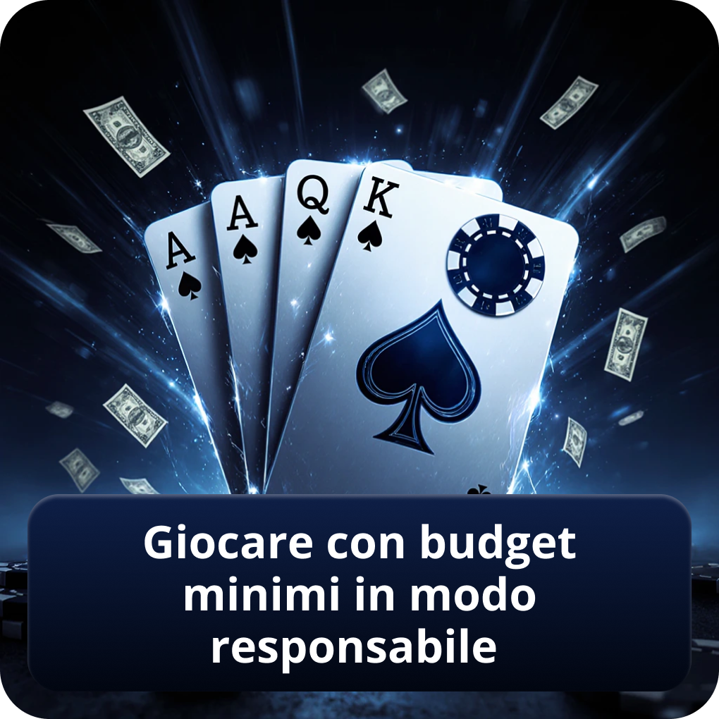 Giocare con budget minimi in modo responsabile